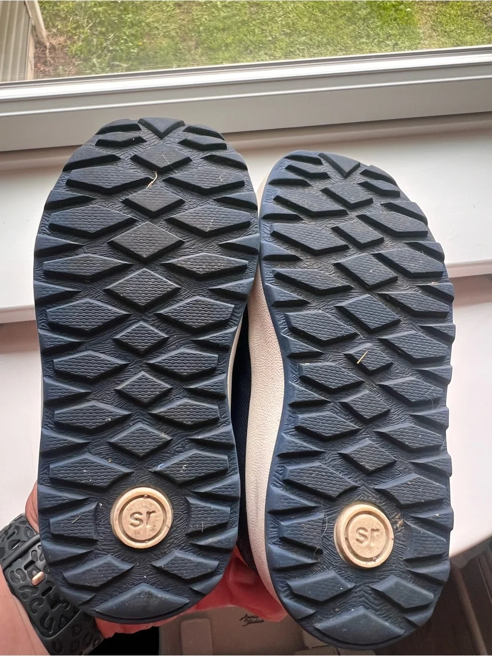 Stride Rite Kids' Tan and Black Velcro High-Top Boots